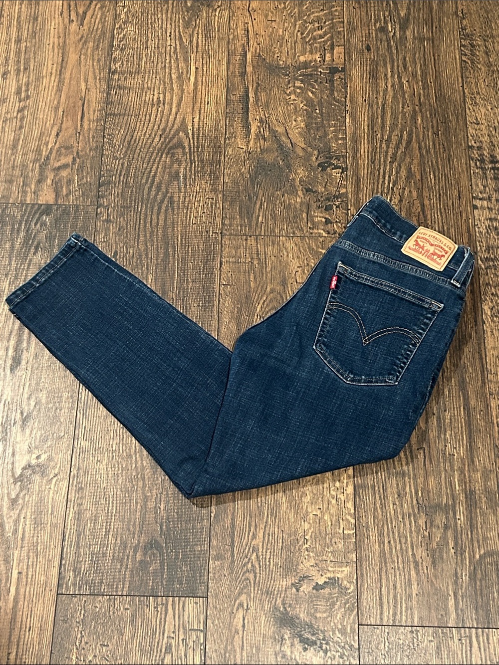 Levi's Women’s Dark Blue Boyfriend Jeans